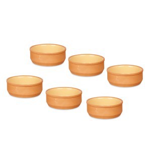 Kepimo indeliai moliniai 6 vnt. D12xH4 cm La Dahesa 86541