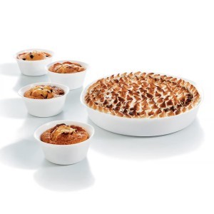 Kepimo indai 5 vnt. (1vnt-D28cm, 4 vnt-D11cm) stiklinis CARINE Luminarc 06950