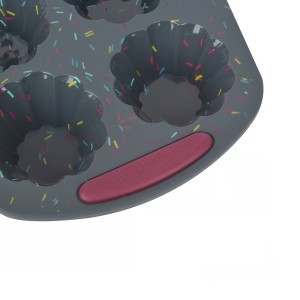 Kepimo forma keksiukams silikoninė 30x20,5x3,5 cm FELICE Ambition 320104