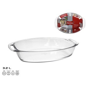 Kepimo indas 24x36x7 cm 3.2 l stiklinis 7891155043553