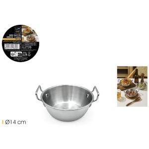 Kepimo indas nerūdijančio plieno 14x16x10cm (max 200C - 1h) My Bar BY01019978698