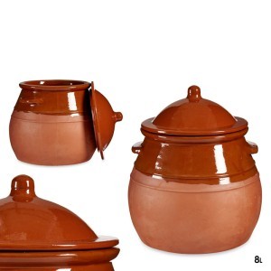 Puodynė molinė su dangčiu (atspari karščiui) 8 L 27x27x29 cm La Dahesa 12971
