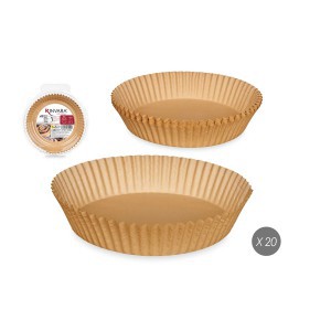 Kepimo popierius karšto oro gruzdintuvei D20/d16 cm20 vnt(2,5-5 l) Kinvara 64759
