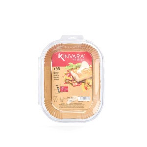 Kepimo popierius karšto oro gruzdintuvei 20x14 cm 50 vnt (5-7 l) Kinvara 10663