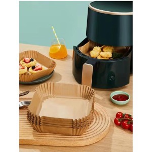 Kepimo popierius karšto oro gruzdintuvei 24x24 cm 30 vnt (5-7 l) Algon