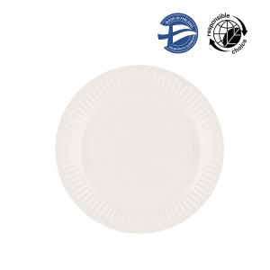 Lėkštės vienkartinės BIO kompostuojamos D18 cm 45 vnt. Saana 279248