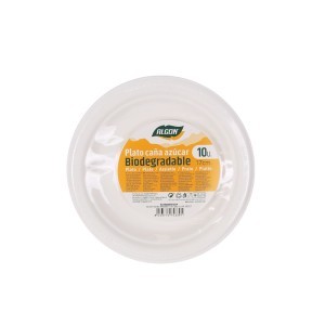 Lėkštės vienkartinės BIO kompostuojamos D17 cm 10 vnt Algon BA01054375339