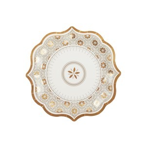 Padėklai vienkartiniai popieriniai 6 vnt. D23 cm Miražas Home Deco KA6068