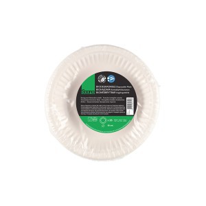 Lėkštės vienkartinės BIO kompostuojamos gilios D19 cm 25vnt Saana Suomija 332714