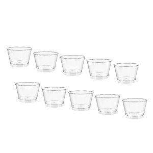 Dubenėliai daugkartiniai perdirbami, plast. 7,8x5 10vnt Algon BA01054578375