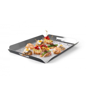Vienkartinis padėklas maistui 29x39 cm išlankstomas (mix) Algon BA01043177596