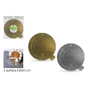 Vienkartinis padėklas tortui D30 cm (mix) Algon BA01043177592
