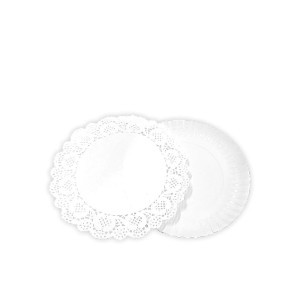 Vienkartinis padėklas maistui D35 cm baltos spalvos Algon BA01043176697