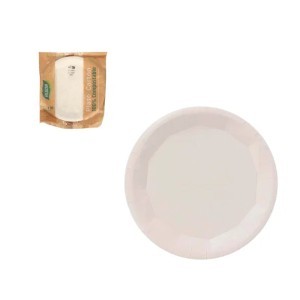 Lėkštės vienkartinės BIO kompostuojamos D22 cm 10 vnt Algon BA01054076863