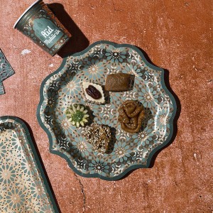 Padėklai vienkartiniai popieriniai 6 vnt. D26 cm Miražas Home Deco KA0724