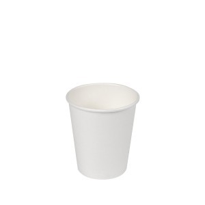 Puodeliai vienkartiniai popieriniai 120 ml 30 vnt. balti Algon BA01054075086