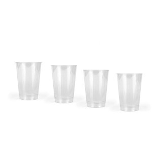 Stiklinės 4 vnt 380 ml plastikinės daugkartinės Algon BA01054276804