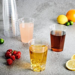Stiklinės 4 vnt 380 ml plastikinės daugkartinės Algon BA01054276804