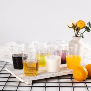 Stiklinės 7 vnt 300 ml plastikinės daugkartinės Algon BA01054276803
