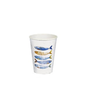 Puodeliai vienkartiniai popieriniai 330ml 8vnt kompostuojami Algon BA01054078085