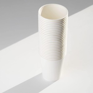 Puodeliai vienkartiniai popieriniai 120 ml 50 vnt balti Algon BA01054075087