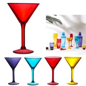 Taurė kokteiliams plastikinė 240 ml Home Deco KA0788