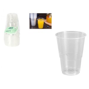 Stiklinės 15 vnt 330 ml plastikinės daugkartinės Algon BA01054376570
