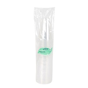 Stiklinės 50 vnt 330ml plastikinės daugkartinės, perdirbamos Algon BA01054376571