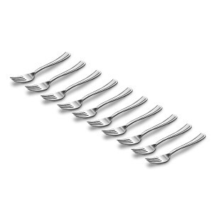 Šakutės 10 vnt 18,5 cm plastikinės daugkartinės Algon BA01054276682