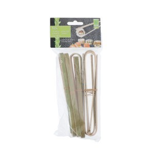 Žnyplutės bambukinės sušiams 16 cm 10 vnt. 871125225188