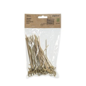 Smeigtukai sumuštiniams bambukiniai 50 vnt. 12 cm 871125226017