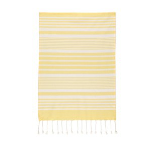 Rankšluostis 50x70 cm Hamam stiliaus medvilnė geltonas 4Living 603356