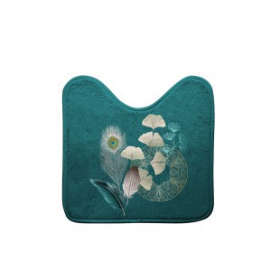 Tualeto kilimėlis 45x45 cm mikropluoštas GINKOBLUE douceur d'intérieur