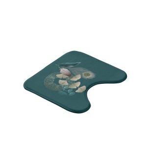 Tualeto kilimėlis 45x45 cm mikropluoštas GINKOBLUE douceur d'intérieur
