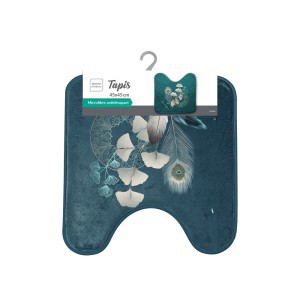 Tualeto kilimėlis 45x45 cm mikropluoštas GINKOBLUE douceur d'intérieur