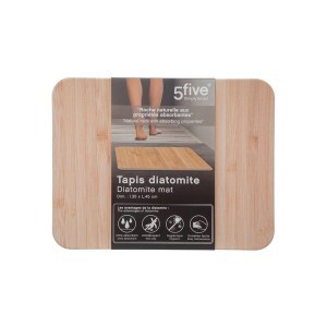 Kilimėlis vonios kambariui 45x35 cm stipr. sugeriantis, diatomitas 5Five 160928A