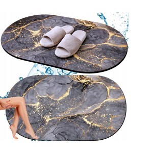 Kilimėlis vonios kambariui 40x60 cm ovalus 27687