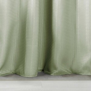Dušo užuolaida 180x200 cm JACQUARD QUARTZ žalia sp. douceur d'intérieur