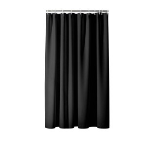 Dušo užuolaida 180x200 cm poliesteris ESSENCIA juoda sp. douceur d'intérieur