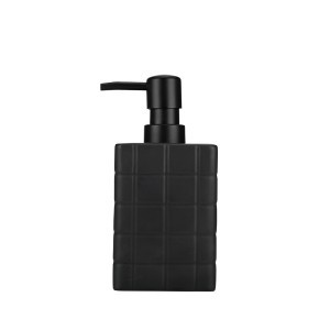 Muilo dozatorius D7,5xH15 cm keramikinis, juodas Tiles Estia 02-27698