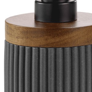Muilo dozatorius D8xH17 cm polirezininis NIAGARA douceur d'intérieur