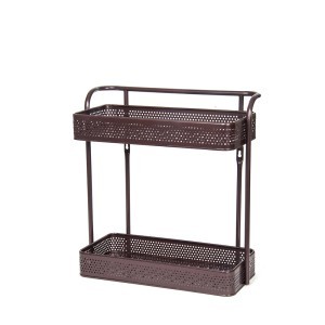 Lentynėlė metalinė 36x15,5x37 cm (2 lentynėlės)