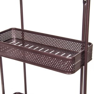 Lentynėlė metalinė 36x15,5x59 cm (3 lentynėlės)