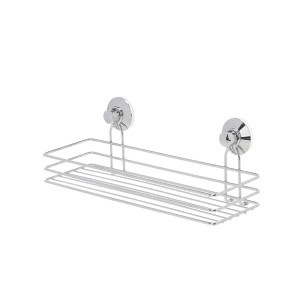 Lentynėlė voniai metalinė, su siurbtukais 13x35x13 cm Berilo 93260