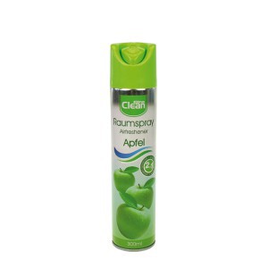 Oro gaiviklis aerozolinis 300 ml obuolių kvapo Elina Clean 45511