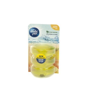 Gaiviklio papildymas WC 3 vnt 55 ml citrinos ir mandarino aromato AMBI PUR