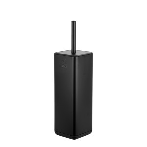 Šepetys klozeto su dėklu D10,5xH39 cm juodas, metalinis Cubic Estia 02-21023