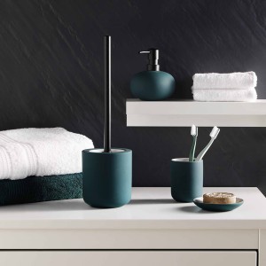 Šepetys klozeto su dėklu D11,4xH38 cm keramika MAMBO douceur d'intérieur