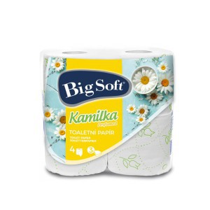 Tualetinis popierius 3 sluoksnių 4 ritinėliai Big Soft 18160