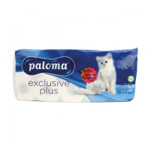 Tualetinis popierius 3 sluoksnių 10 ritinėlių Paloma 17128 Slovėnija